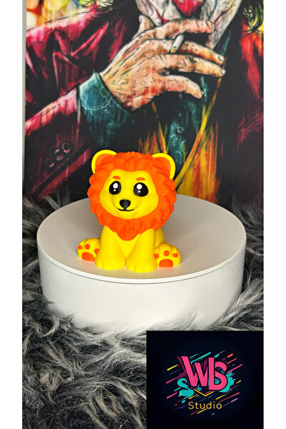 WLS studio Sevimli Aslan | Figür | Organik Yeni Nesil Oyuncak