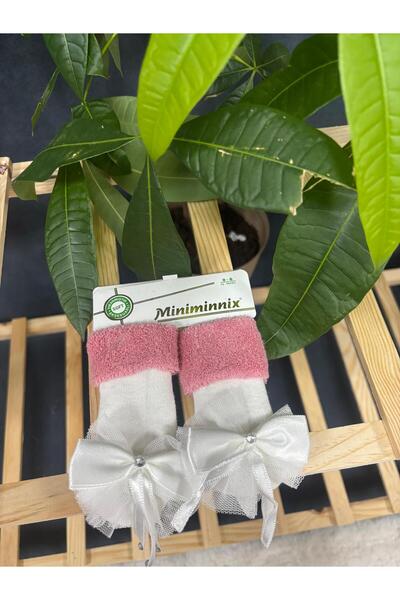 NurcanBebe Towel Socks with Bow Accessories