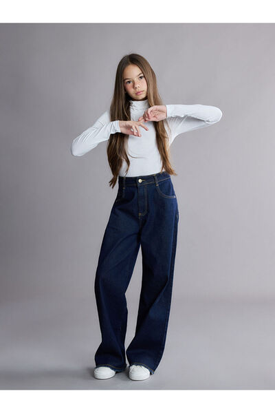 LC Waikiki Wideleg Girl's Jean Trousers