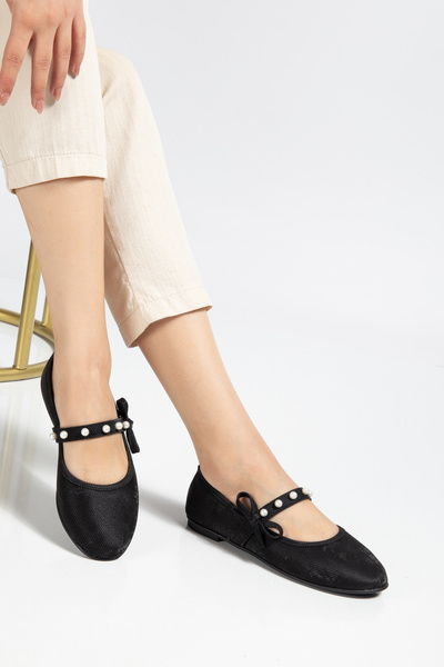 tayyarshoes Балетки на щоденне використання, зручні, з перлинковою обробкою