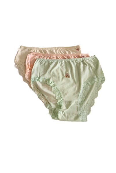 İntimate Kadın Dantelli Külot 3'lü Set XL