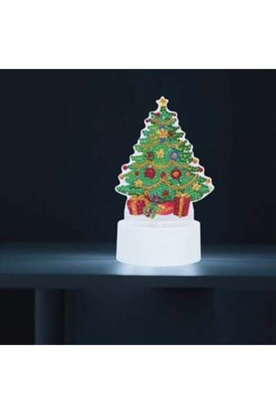 SHOPIENS DIY Christmas Set 'Create Tree with Rhinestones & Light' 10 x 14 cm - 659 pcs