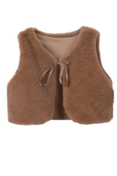 minipanda Welsoft Lamb Lined Vest Set Dandelion Patterned Baby Girl Booties Jumpsuit