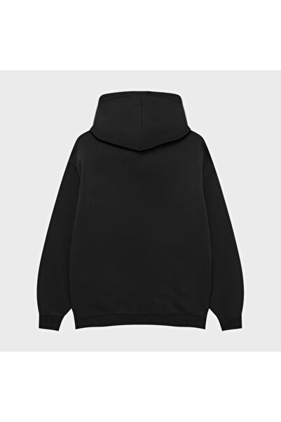 PURE EFFECT Φούτερ με κουκούλα Unisex Stüssy Emboss Rubber Logo με τύπωμα 3 Thread Ş επένδυση fleece