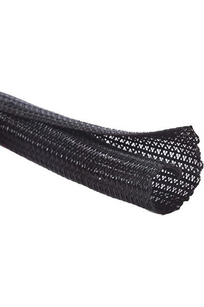 Generic غلاف واقي كابل Alex Tech مقاس 25 قدمًا وربع بوصة - أسود