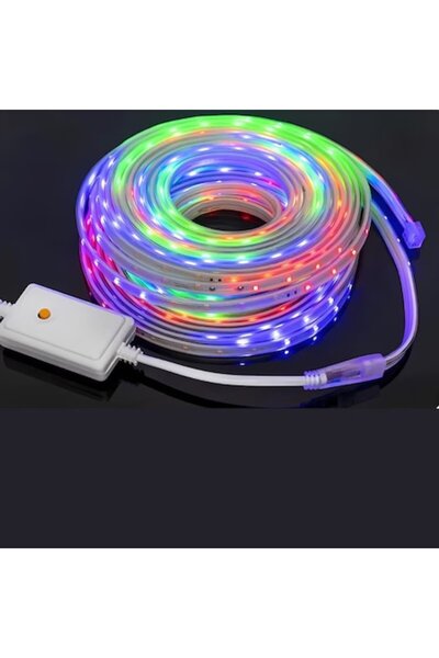 Fabrilux 10m RGB LED Light Strip, Waterproof, Light Effects, Plug-In, Indoor/Outdoor
