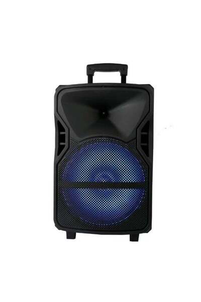 singe Bluetooth Speaker with Mic, TWS, AUX, Rechargeable Battery, Wheels & Carrying Arm - ZQS12129