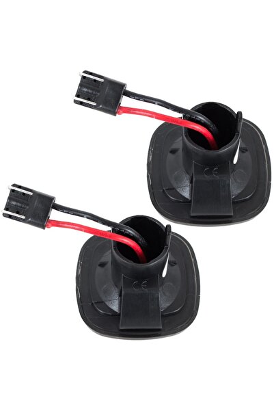 Autowag Set of 2 dynamic LED side indicators, Black, for Audi A3 8L / A4 B5 / A8 D2