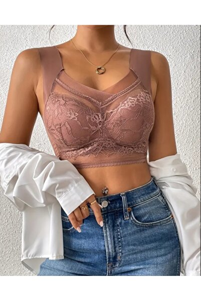 BBS Σέξι δαντελένιο μπραλέτ – Μαλακό, Στήριγμα και Λαμπερό Χαμηλό Σχέδιο