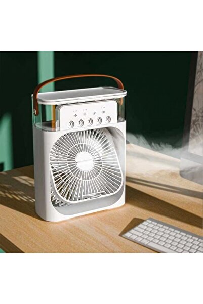 CeBros Portable air cooler, multifunctional AirCooler, aromatherapy, 7 LED lights, USB power supply