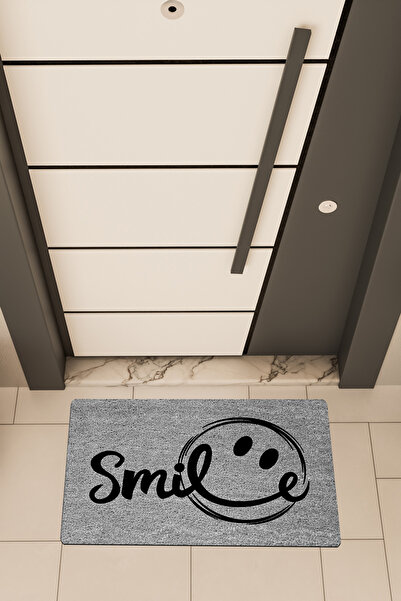 Dormot High-Quality Digital Printing, Standard, Smiling Face Smile Themed Doormat
