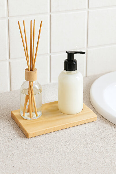 Grootland 2-Piece Wooden Presentation Stand, Coffee Presentation, Snack Plate, Cheese Presentation, Soap Dish, Serving, Coaster