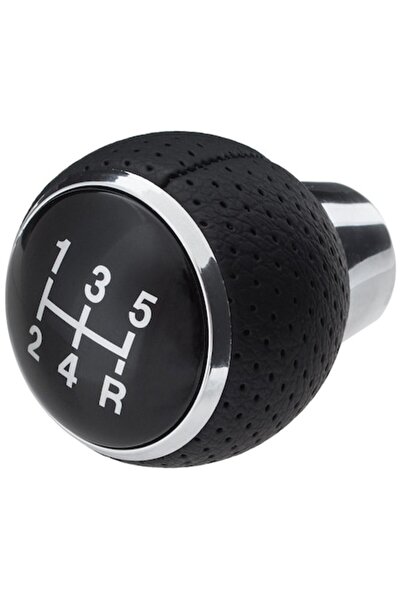 Autowag Manetă schimbător de viteze, 5 trepte, piele ecologică neagră, 12 mm ...