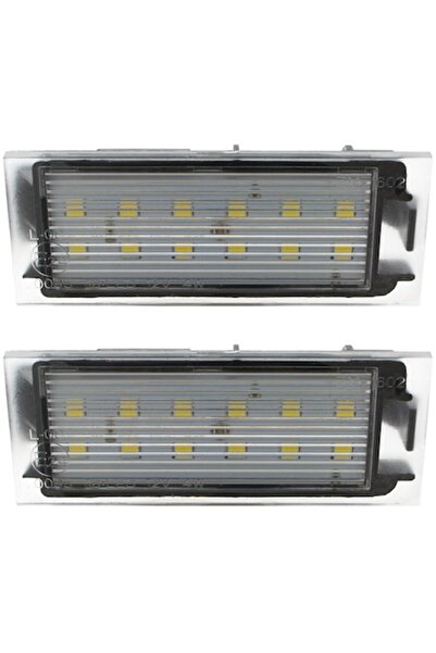Autowag Set of 2 LED license plate lights, compatible with Renault and similar models