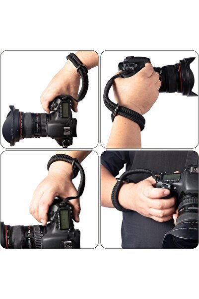 Generic Takherod Camera Wrist Strap - Hand Strap for Camera (Black)