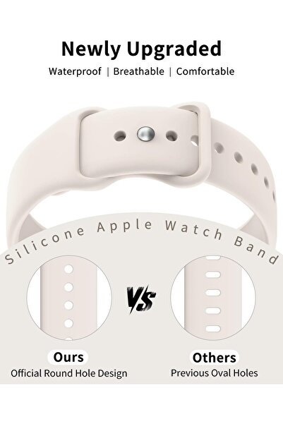 Generic HEARTBOOM 6‑Piece Sport Bands for Women & Men Compatible with Apple Watch