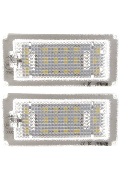 Autowag Lumini LED pentru plăcuța de înmatriculare, set de 2, 18 LED-uri, 2W ...