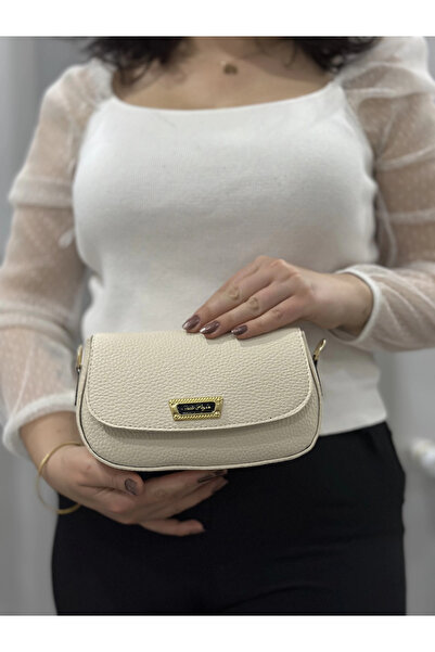 ZENGEZUR MALL Sptrns Cream Skin Jessi Bag (231028) (Size: Standard)