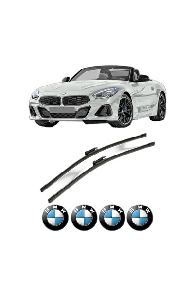 Bosch Wipers Compatible with BMW Z4 Roadster (G29) from 2018, car windshield, 2 pieces, 4 Car Stickers