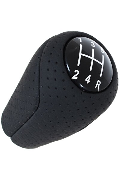 Autowag Manetă schimbător de viteze Autowag, negru, piele ecologică, 5+R, pen...