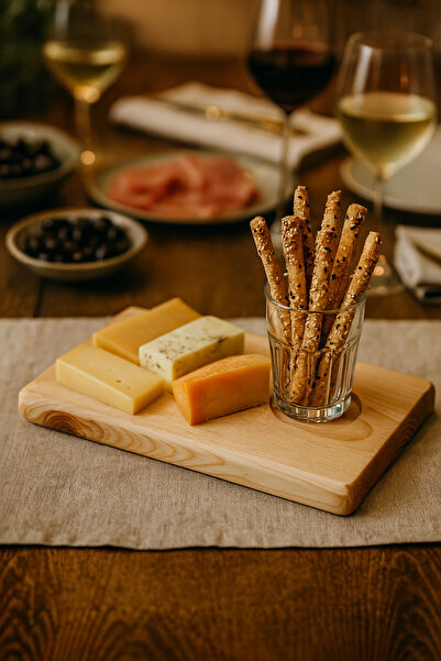 Grootland 2-Piece Wooden Presentation Stand, Coffee Presentation, Snack Plate, Cheese Presentation, Soap Dish, Serving, Coaster