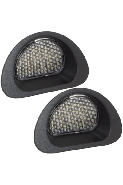 Autowag LED license plate lights, set of 2, 27 LEDs, for Citroen C1/Peugeot 107/Toyota Aygo (2005-20