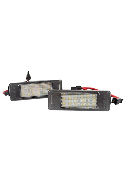 Autowag Lampe LED plăcuța de înmatriculare , 2 buc, 6000K, compatibile cu Nis...
