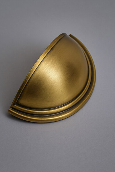 Dizaynhouse Velora – 64 mm 100% Brass Half Moon Drawer Handle |   Classic Bow...