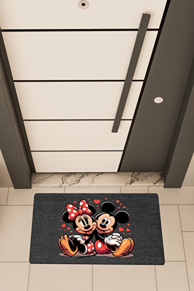 Dormot High Quality Digital Printing, Mickey and Minnie Themed Door Mat