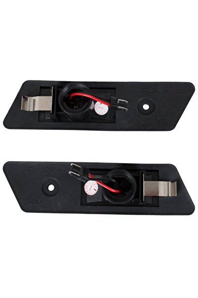 Autowag Set of 2 LED side indicators , smoked black, for BMW 3 E36, 5 E34, 7 E32