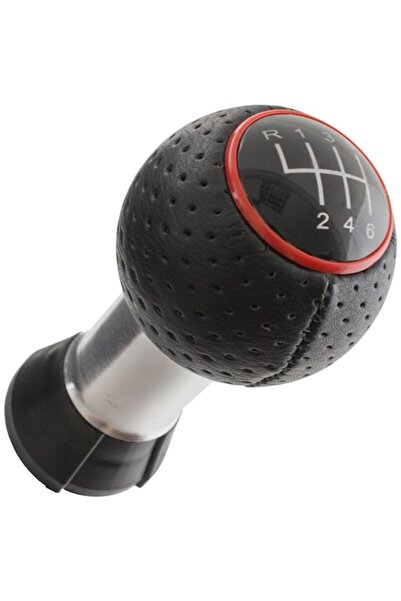 Autowag Manetă schimbător de viteze pentru Audi A3/A4/A6, Negru cu crom, 6 tr...