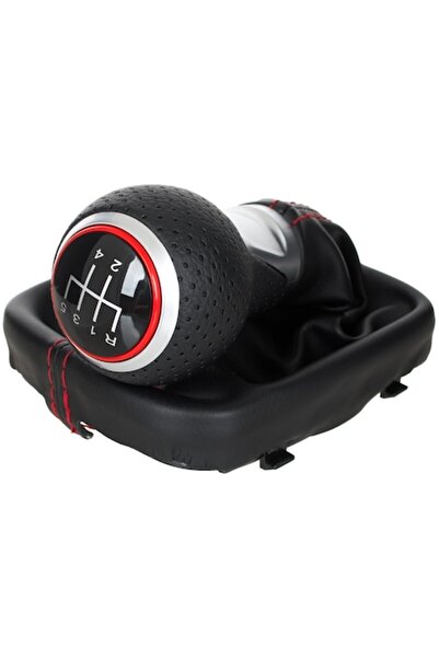 Autowag Buton schimbător, Autowag, Audi A3 8P, piele ecologică neagră, detali...