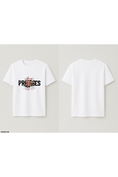 CALKARCOLLECTION Unisex Oversized Broken Promises T-Shirt