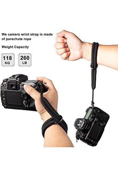Generic Takherod Camera Wrist Strap - Hand Strap for Camera (Black)