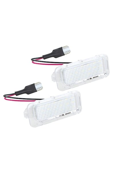 Autowag Set 2 lumini LED pentru plăcuța de înmatriculare, SMD, pentru Ford și...