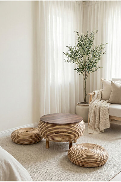 Generic Versatile table set with uniquely stylish seating cushions