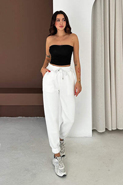 Noa Noa Γυναικείο παντελόνι Jogger με ψηλή μέση – Soft Motion