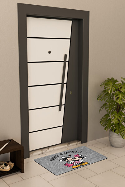 Dormot High-Quality Digital Printing, Standard, Miki, Welcome to Our Mini House Themed Doormat