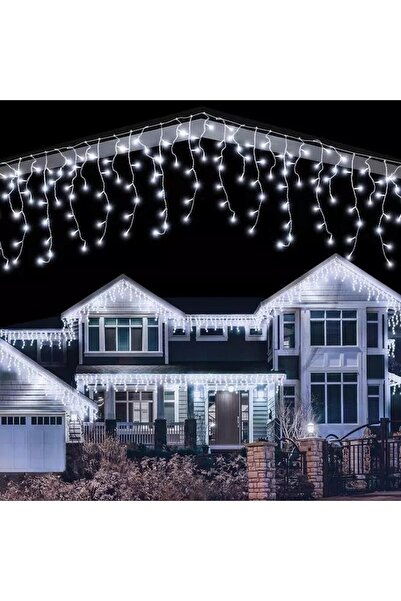 OEM Christmas Installation Fringe, 25 m, 500 LEDs, 8 light effects, Outdoor/Indoor, Cool White