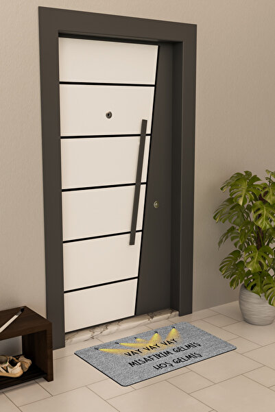 Dormot High-Quality Digital Printing, Humorous Wow Wow Wow Welcome Themed Doormat