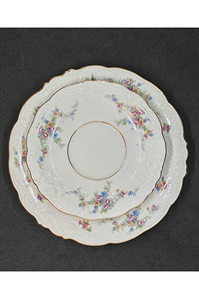 KPM Friederike Porcelain Single Person Coffee, Tea Cup and Saucers 3 Pieces 150 ml