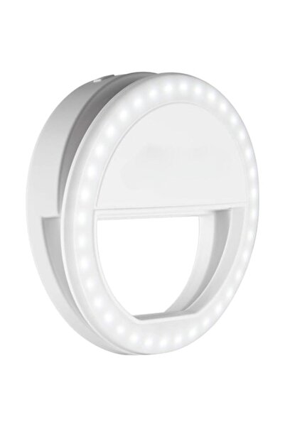 Tessari RINGLINCAM Mini inel luminos LED pentru laptop/telefon, 3 niveluri, a...