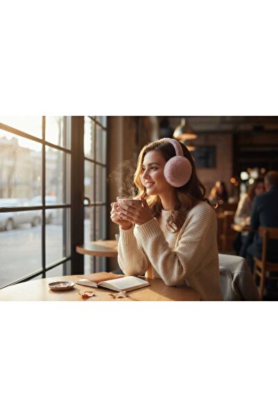 C&A&B KUZEY AVİZE Cold Protective Soft Plush Foldable Ear Protector Earphones
