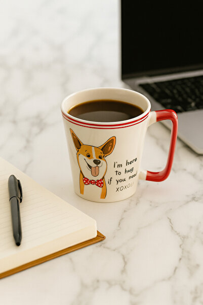uğurlu dükkan Pembroke Welsh Corgi Mug with Handle