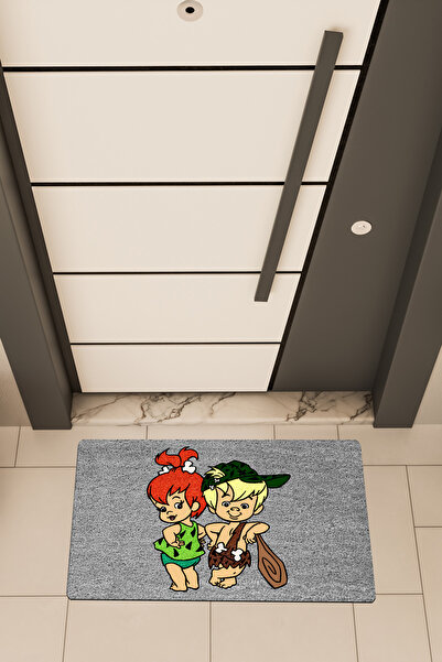 Dormot High-Quality Digital Printing, Standard, Pebble Stone-Themed Doormat