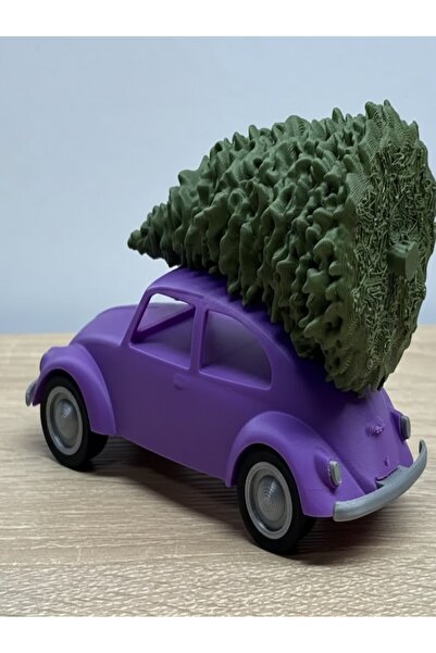 Generic طباعة ثلاثية الأبعاد لسيارة فوسفوس الصغيرة وشجرة عيد الميلاد - تمثال ...