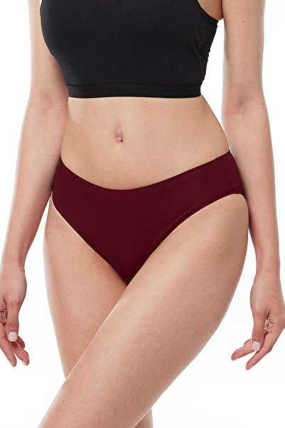 Malabadi Women's 2-Pack Modal Slim Fit Mid-Rise Briefs 187, Underwear