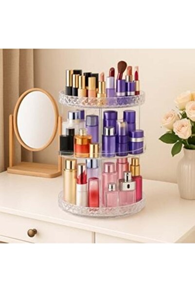 OEM Rotating Acrylic Cosmetic Holder Ø23 x 33 cm