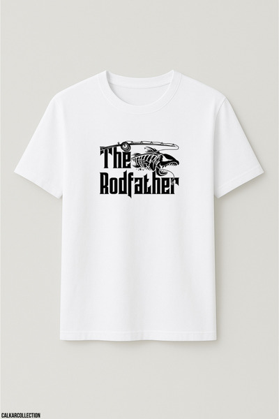 CALKARCOLLECTION Unisex Oversized the Rodfather T-Shirt