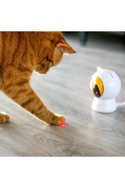 Gonga Petoneer Smart Dot Laser Toy for Dogs and Cats, Eye Pattern, Gonga® White